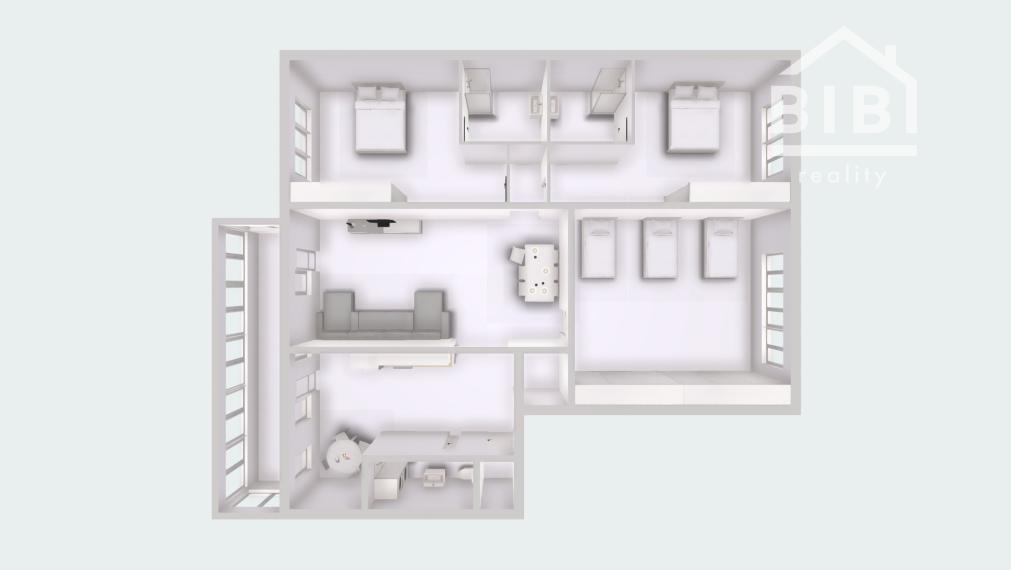 PREDAJ priestranný 4-izbový byt Pieštany - Nálepkova