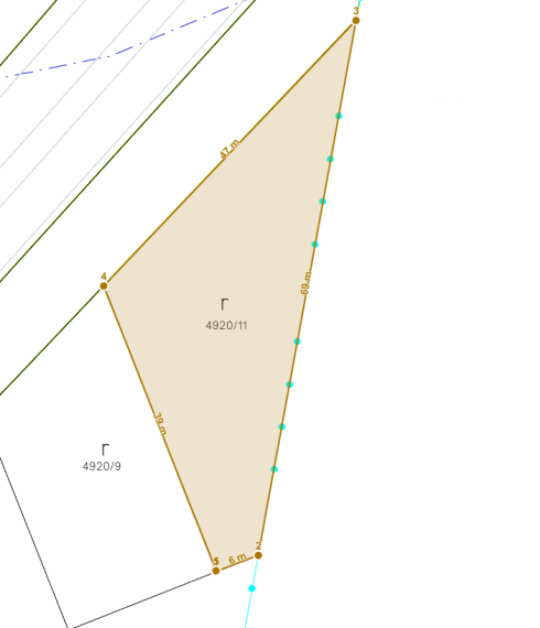 PREDAJ Stavebný pozemok, Zelená Voda, NMnV, 1006 m2
