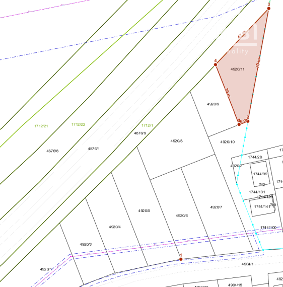 PREDAJ Stavebný pozemok, Zelená Voda, NMnV, 1006 m2
