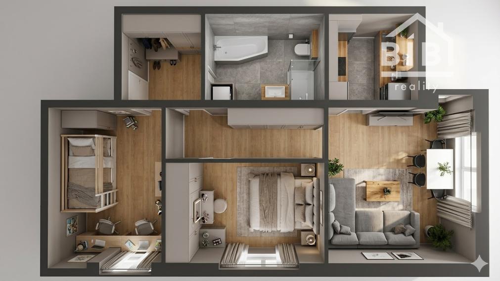 PRIPRAVUJEME zrekonštruovaný 3izb byt, Piešťany, Krajinská