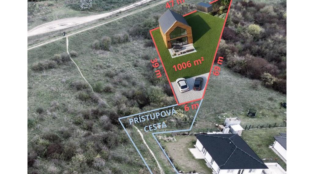 PREDAJ Stavebný pozemok, Zelená Voda, NMnV, 1006 m2