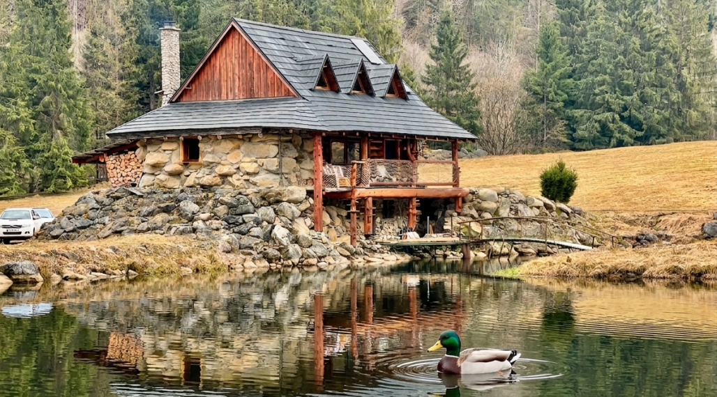 PREDAJ Chata s jazerom a pozemkami 121 000 m2