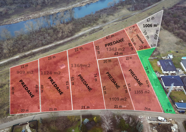 POSLEDNÝ Stavebný pozemok, Zelená Voda, NMnV